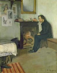 The Bohemian (portrait of Erik Satie in his studio in Montmartre), 1891 (oil on canvas) | Obraz na stenu