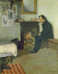 The Bohemian (portrait of Erik Satie in his studio in Montmartre), 1891 (oil on canvas) | Obraz na stenu