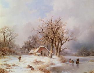 Winter landscape (oil) | Obraz na stenu
