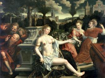 Susanna and the Elders, 1567 (oil on panel) | Obraz na stenu