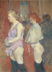 Rue des Moulins, 1894 (oil on cardboard on wood) | Obraz na stenu