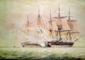 Boarding the 'Chesapeake' (w/c on paper) | Obraz na stenu