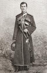 Nicholas II, 1868  1918. Seen here aged 18. Last Emperor of Russia, Grand Duke of Finland, and titular King of Poland. From The Strand Magazine, published 1896 | Obraz na stenu