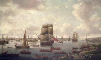 View of the Thames, 1761 (oil on canvas) | Obraz na stenu