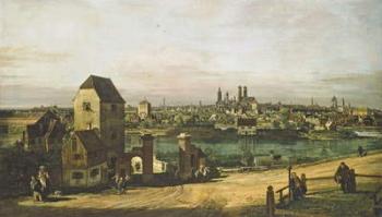 View of Munich, c. 1761 (oil on canvas) | Obraz na stenu