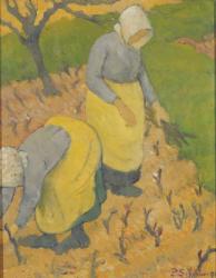 Women in the Vineyard, 1890 (oil on canvas) | Obraz na stenu