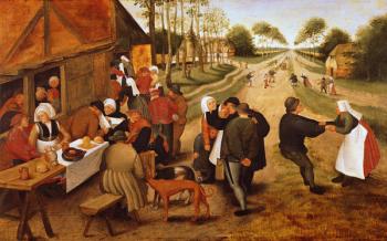 A Flemish Kermesse (oil on canvas) | Obraz na stenu