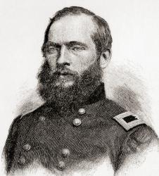 James Abram Garfield, from The Century Magazine, published 1887 (engraving) | Obraz na stenu