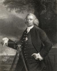 James Brindley (1716-72) from 'Gallery of Portraits', published in 1833 (engraving) | Obraz na stenu