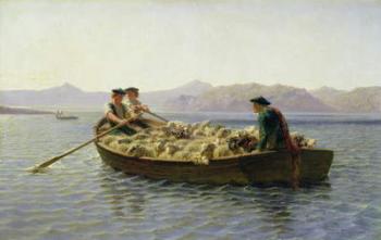 Rowing-Boat, 1863 (oil on canvas) | Obraz na stenu
