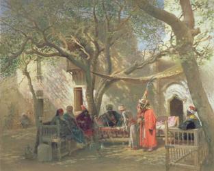 Dervishes in Cairo, 1875 (oil on canvas) | Obraz na stenu
