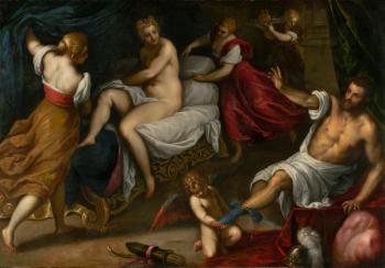 Venus and Mars, c.1605-9 (oil on canvas) | Obraz na stenu