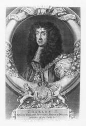 Charles II, King of England (engraving) | Obraz na stenu