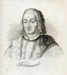 Ferdinand V, King of Castile, from 'Crabb's Historical Dictionary', published 1825 (litho) | Obraz na stenu