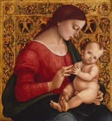 Madonna and Child, c.1505-07 (oil and gold on wood) | Obraz na stenu