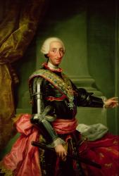 Portrait of Charles III (1716-88) c.1761 (oil on canvas) | Obraz na stenu