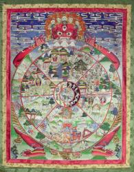 Dharmachakra, Wheel of Transmigratory Existence (paper) | Obraz na stenu