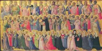 The Forerunners of Christ with Saints and Martyrs, 1423-24 (egg tempera on wood) | Obraz na stenu