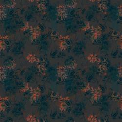 Burnt Umber Floral, 2015, (Illustrative repeat pattern) | Obraz na stenu