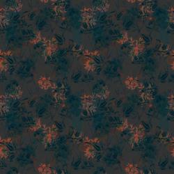 Burnt Umber Floral, 2015, (Illustrative repeat pattern) | Obraz na stenu