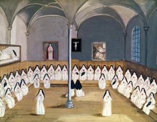 The Sisters of the Abbey from 'L'Abbaye de Port-Royal', c.1710 (gouache on paper) | Obraz na stenu