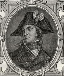 Jean-Nicolas Stofflet, from 'Histoire de la Revolution Francaise' by Louis Blanc (1811-82) (engraving) | Obraz na stenu