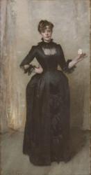 Lady with the Rose (Charlotte Louise Burckhardt), 1882 (oil on canvas) | Obraz na stenu