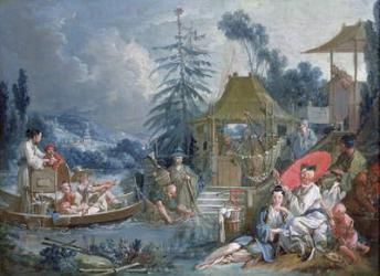 The Chinese Fishermen, c.1742 (oil on canvas) | Obraz na stenu