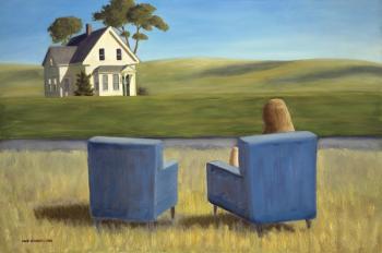 Housesitting (oil on canvas) | Obraz na stenu