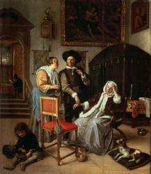 Physician's Visit, c.1663-65 | Obraz na stenu