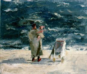 Sea Gazers, 1989, (oil on canvas) | Obraz na stenu
