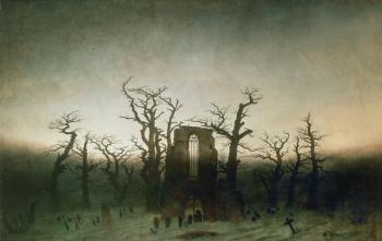 Abbey in the Oakwood, 1810 (oil on canvas) | Obraz na stenu