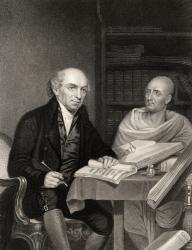 William Carey, engraved by J. Jenkins from, 'The National Portrait Gallery, Volume III', published c.1820 (litho) | Obraz na stenu