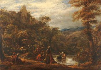 Baptism of the Eunuch, 1835-45 (oil on canvas) | Obraz na stenu
