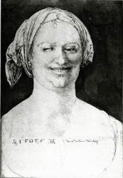 Portrait of a peasant woman, 1505 (pen, ink & wash on paper) | Obraz na stenu