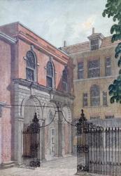 The Inner Court to Old Salters' Hall, 1750 (w/c on paper) | Obraz na stenu