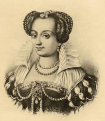 Marguerite de Valois (1553-1615) (litho) | Obraz na stenu