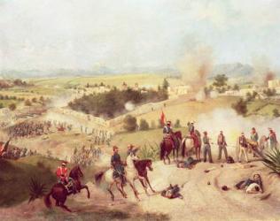 The Battle of Molino del Rey, 8th September 1847 (oil on canvas) | Obraz na stenu