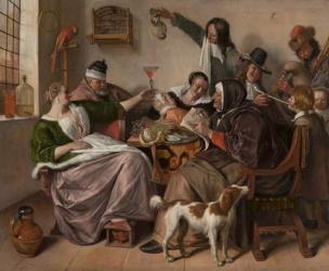 The way you hear it, is the way you sing it, c.1665 (oil on canvas) | Obraz na stenu