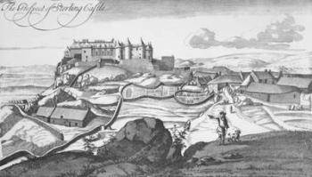 The Prospect of Sterling Castle, published in 'Theatrum Scotiae' by John Sleazer (engraving) | Obraz na stenu