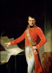 Portrait of Napoleon I (1769-1821) (oil on canvas) | Obraz na stenu