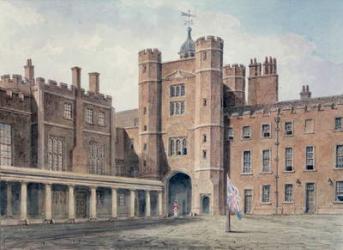 Principal Court of St.James's Palace (w/c on paper) | Obraz na stenu