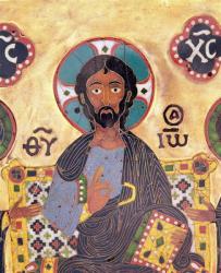 Christ Enthroned (cloisonne enamel) | Obraz na stenu