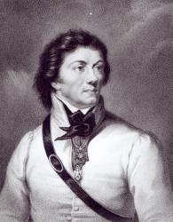 Portrait of Tadeusz Kosciuszko, engraved by William Holl (1807-71), c.1840 (engraving) (b/w photo) | Obraz na stenu