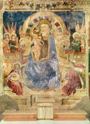 Virgin in glory between angels and saints, 1468 (fresco) | Obraz na stenu