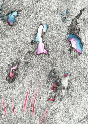 Paleheads, 2017, (ink on paper) | Obraz na stenu