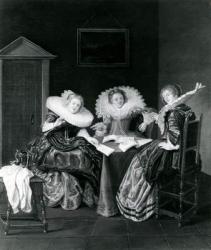 Musical scene, 1637 (oil on panel) | Obraz na stenu
