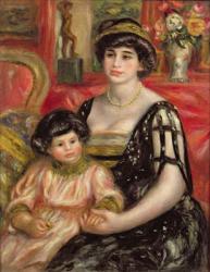 Madame Josse Bernheim-Jeune and her Son Henry, 1910 (oil on canvas) | Obraz na stenu