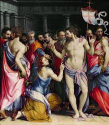 The Incredulity of St. Thomas, c.1547 (oil on canvas) | Obraz na stenu