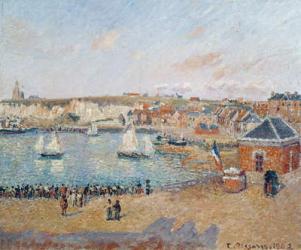 The Outer Harbour at Dieppe, 1902 (oil on canvas) | Obraz na stenu
